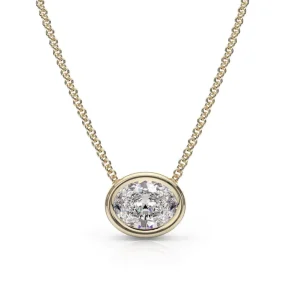 Sharon Oval Bezel Pendant
